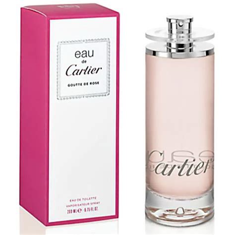 eau de cartier goutte de rose 200ml|cartier perfume for women.